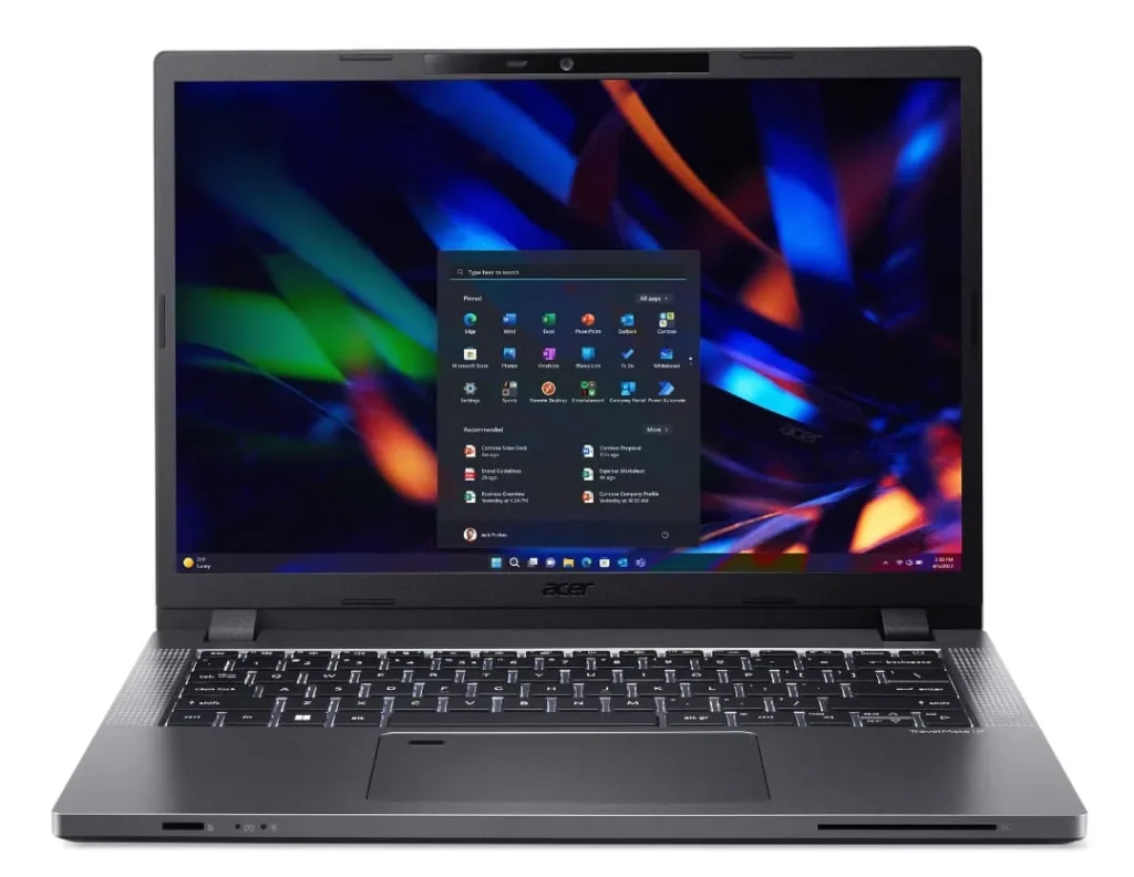ACER TravelMate P2 14 TMP214-43-R15J, AMD Ryzen 7 PRO 7735U, SSD 512GB, DDR5 16GB, NO DVD, Pantalla 14" WUXGA IPS, Windows 11 Pro, Steel Grey