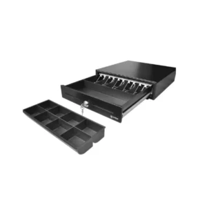 Cajon Monedero 3NSTAR CD350 Metalico, 5 Compartimientos billetes/ 8 Compartimientos Monedas