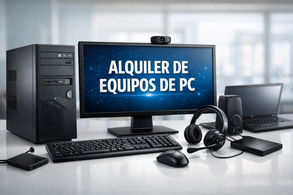 Servicio de alquiler de equipos