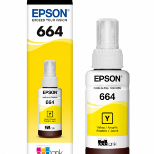 BOTELLA DE TINTA EPSON T664 YELLOW 7.500