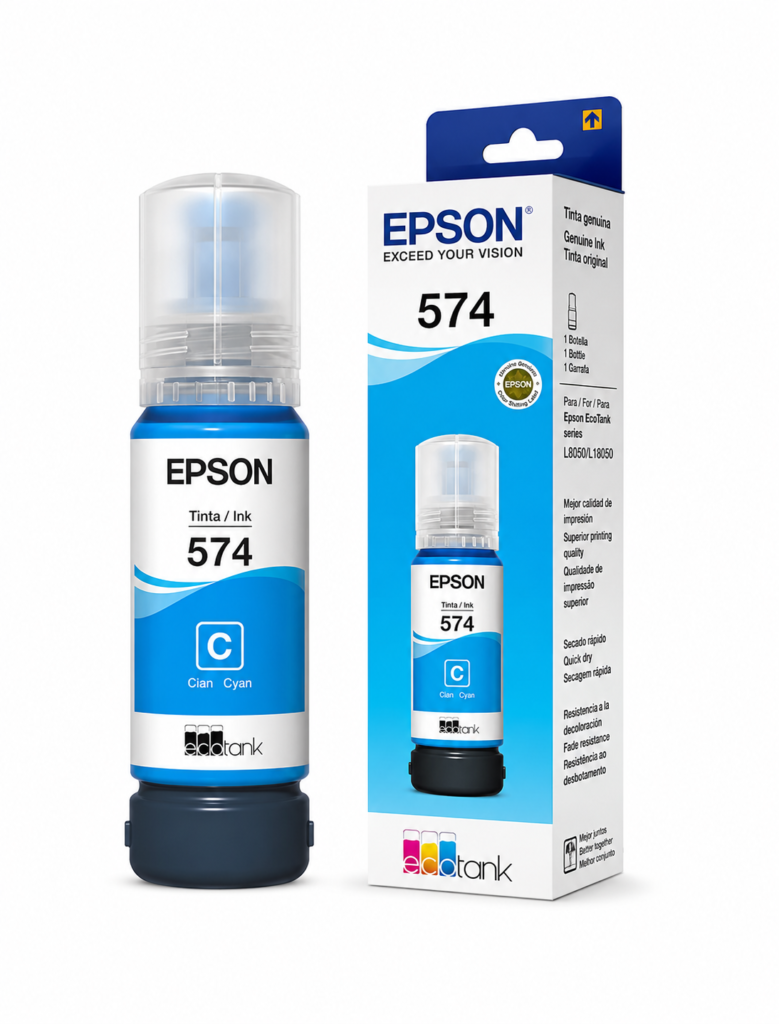 BOTELLA DE TINTA EPSON T574 CYAN 7.500 P