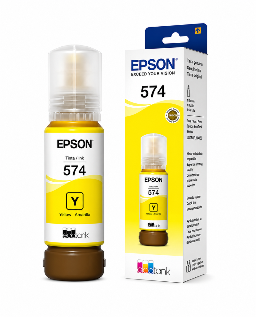 BOTELLA DE TINTA EPSON T574 YELLOW 7.500