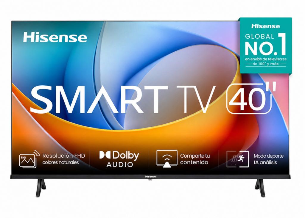 TELEVISOR HISENSE 40" Full HD SMART TV 4