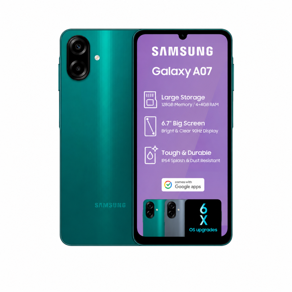 Samsung Galaxy A07 4G 128GB 6GB Light Green