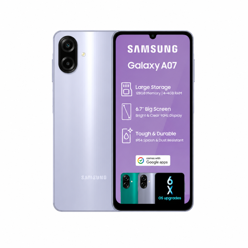 Samsung Galaxy A07 4G 128GB 6GB Light Violet